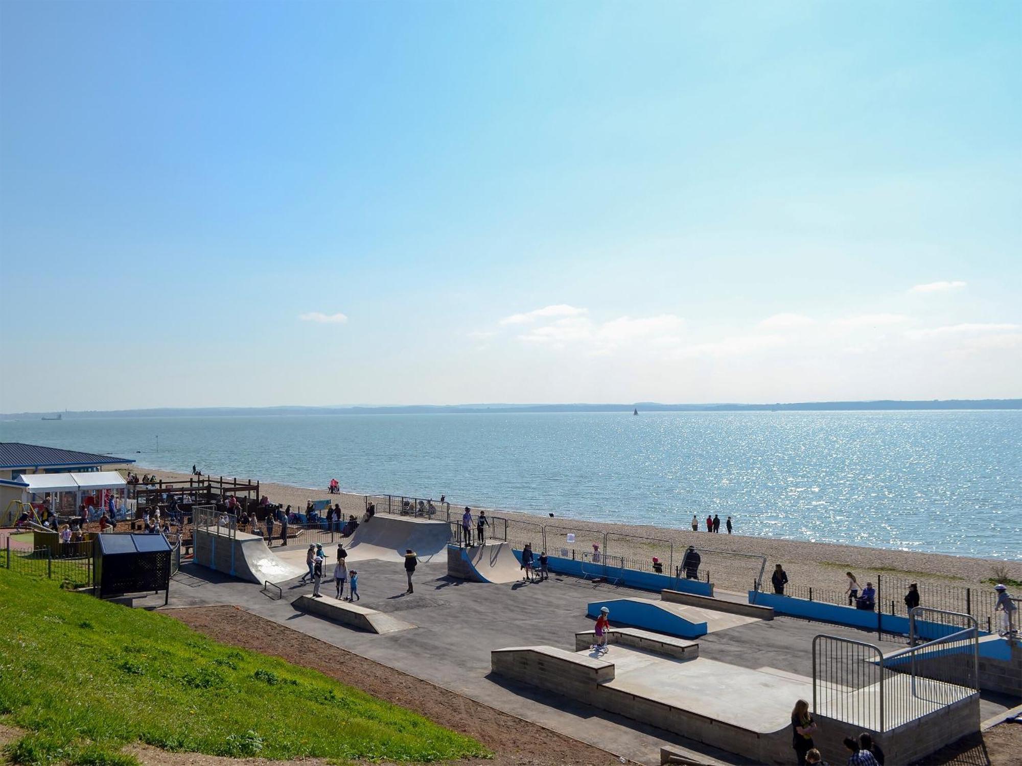 Seaways Villa Lee on the Solent Bagian luar foto